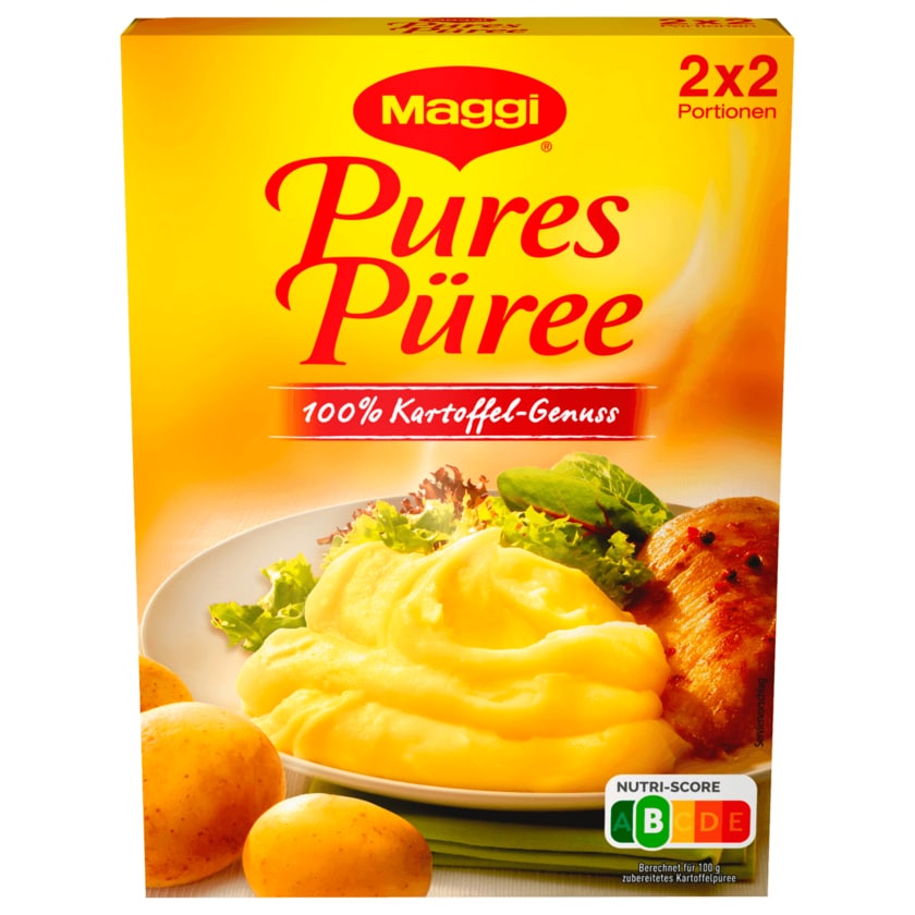 Maggi Pures Püree 100 % Kartoffel-Genuss 60g